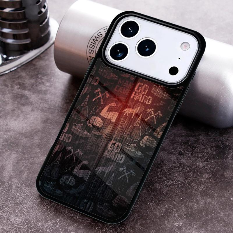 Чехол для телефона для спортзала, фитнеса, бодибилдинга для iPhone 17 16 15 Pro Max Air 14 13 12 11 Plus Ударопрочный чехол