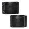 Water Cooling Radiator Double Core Heat Sink Computer Replacement Accessory for Beauty