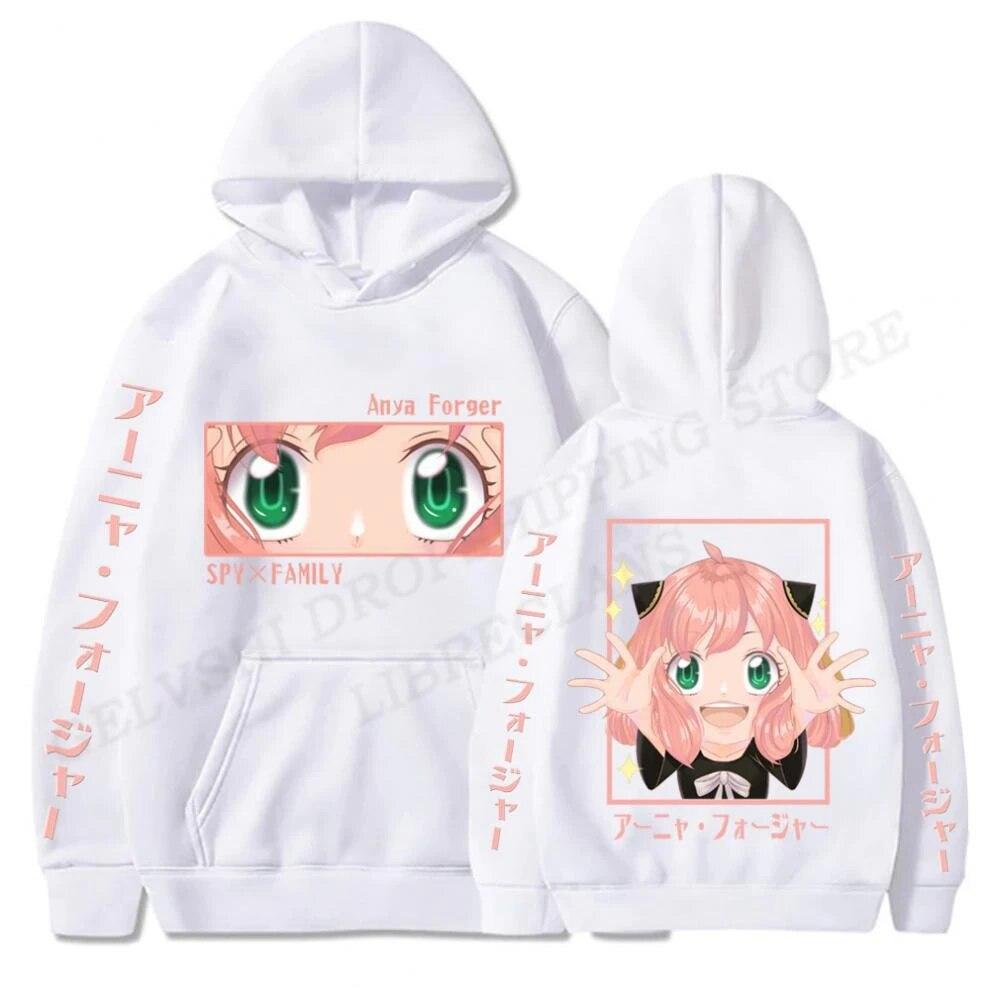 Japanese Anime Spy X Family Hoodie Unisex Fashion Anya Forger Print Hoodies Kids Hip Hop Hoodie Unisex Coats Women Sweats Kawaii Funny