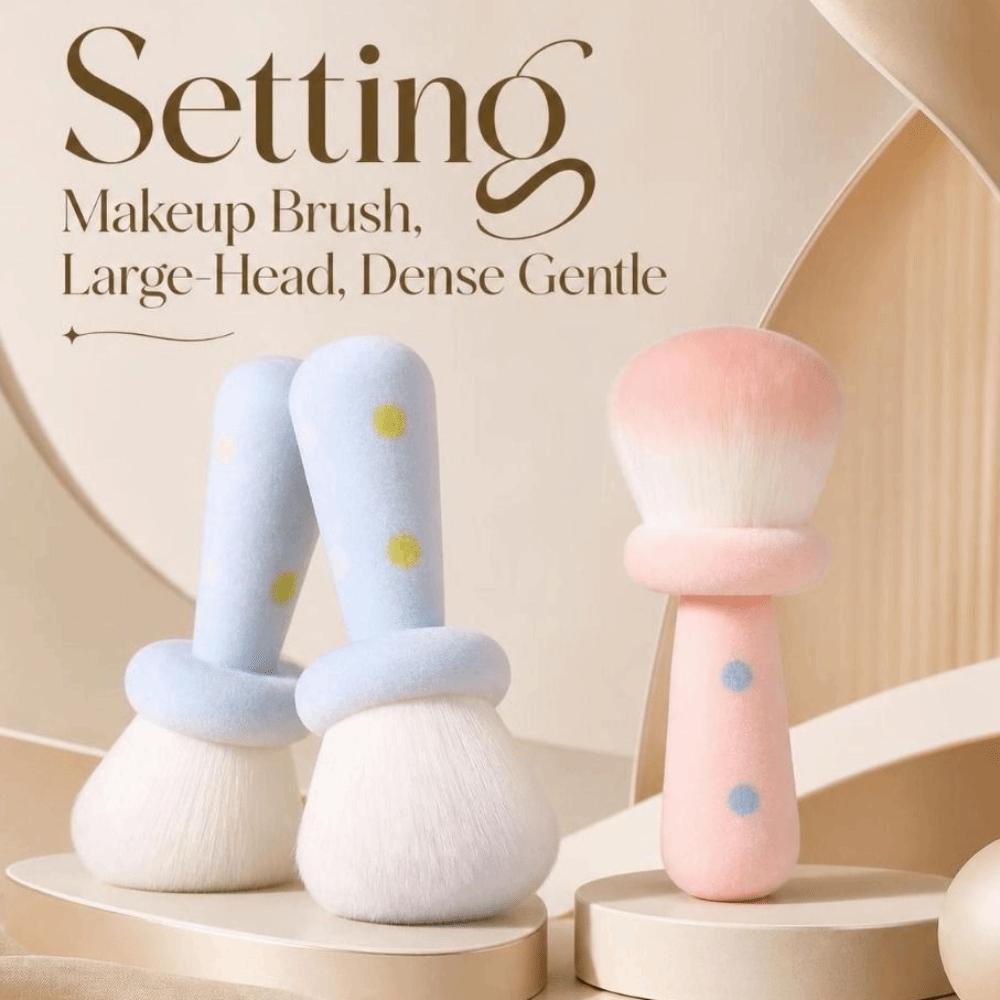 Soft Powder Makeup Brush Reusable Blush Cosmetic Brush Cute Loose Powder Brush Setting Makeup