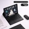 For Samsung Tablet P610 Bluetooth Keyboard Case with Silicone Cover Pen Holder S7 Lite Backlit Mouse A8