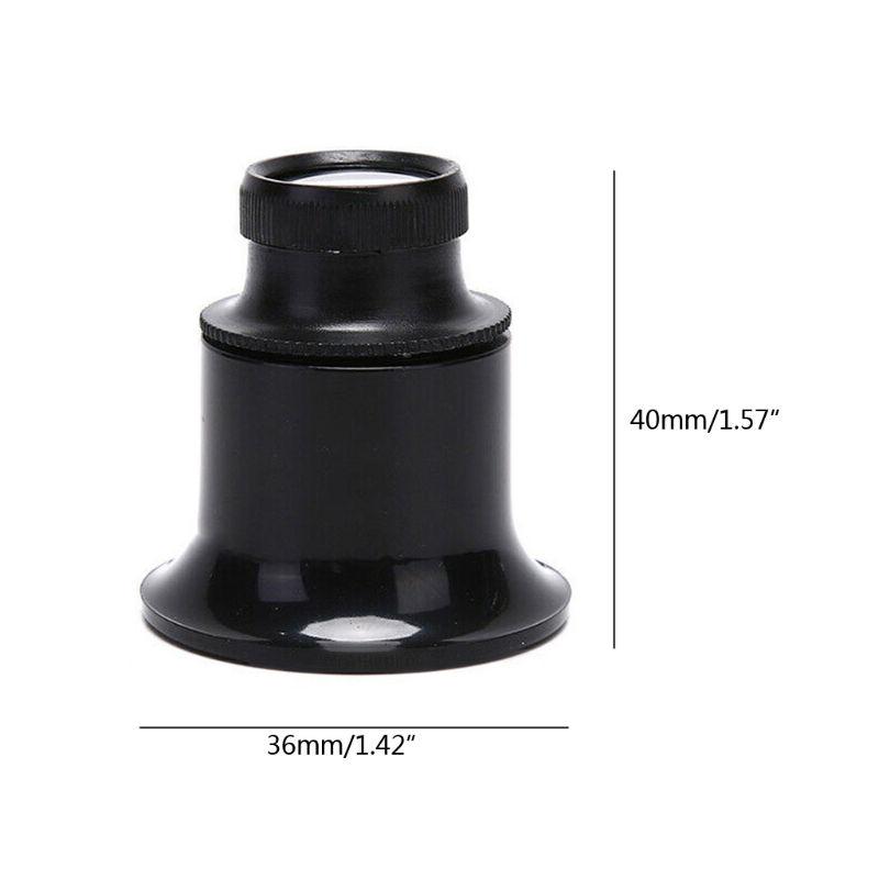 Новинка 20X ювелирная лупа для глаз, лупа, увеличительное стекло для часовщиков, ремонт глазной лупы, стеклянные ювелирные инструменты