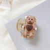 Mini Hairpin Girl Headwear Pumpkin Hair Clip Korean High Ponytail Fixed Clip Small Hair Claw for Girls