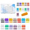 AHL 250PCS Car Blade Fuses Assortment Kit Standard & Mini Auto Fuses 2A/ 3A/ 5A/ 7.5A/ 10A/ 15A/ 20A/ 25A/ 30A/ 35A/ 40A/ 45A/ 50A for Automotive