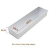 Professional Aluminium Alloy Loaf Bread Mold Long Cake Tiramisu Pan Activity Edge Durable Flat Toast Mold Home