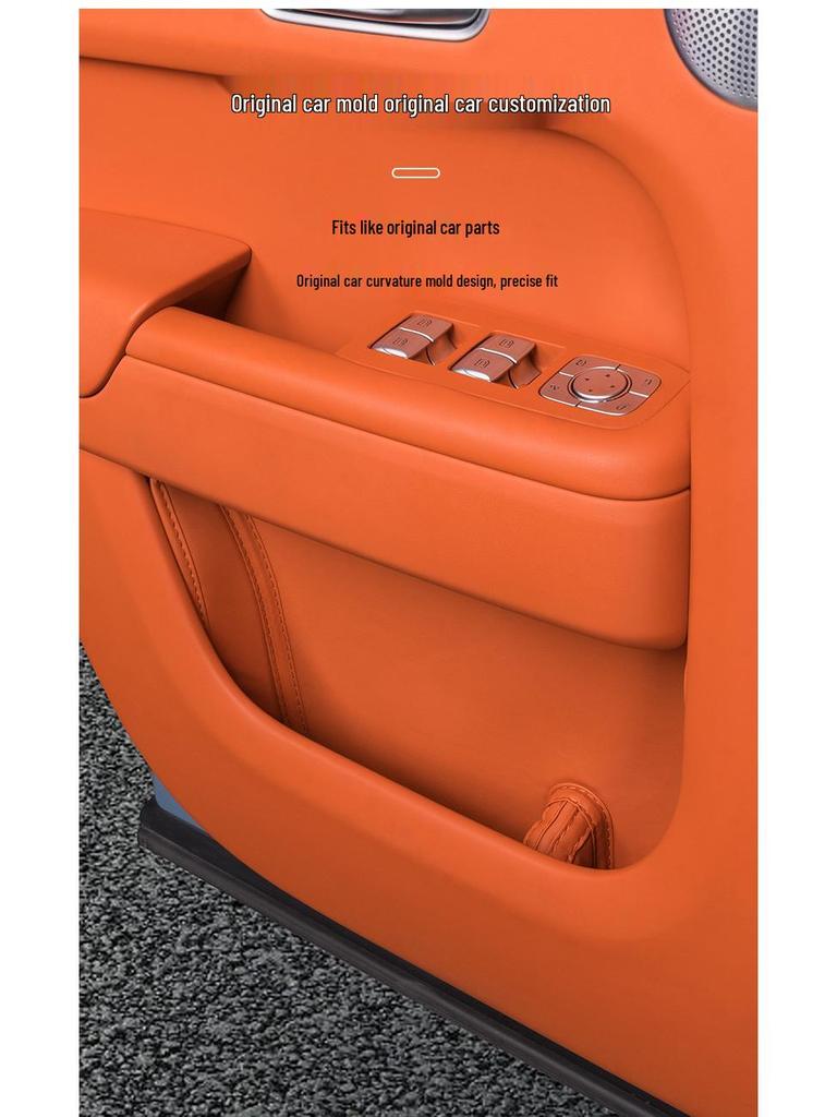 Идеальный L9/L8/L7 Автомобильный карман для хранения на двери, коврик в углубление и коробка для аксессуаров для интерьера