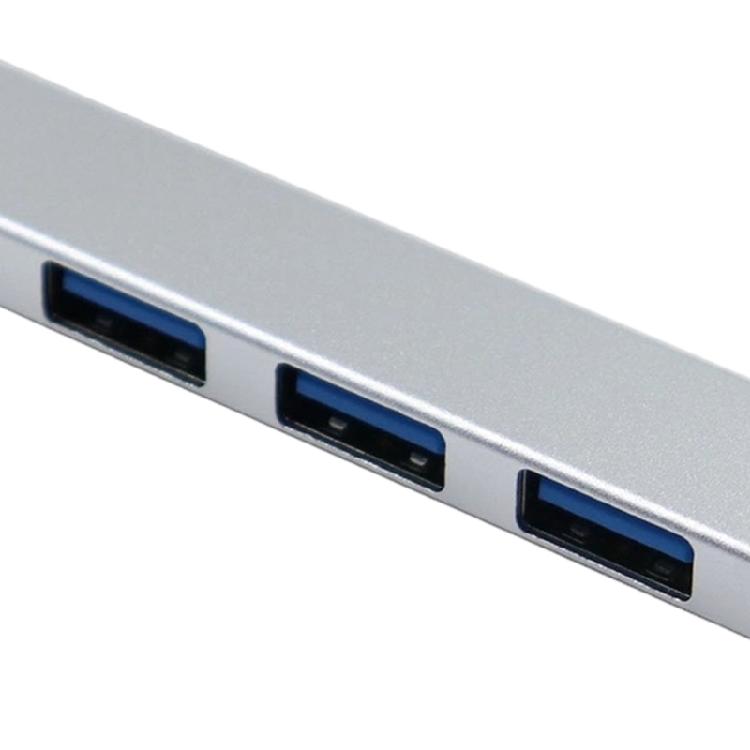 4-в-1 USB3.0 ХАБ Быстроскоростной USB3.0 4-портовый USB ХАБ Множественный разветвитель Простое управление кабелями для ПК Компьютера