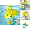 Dinosaur Shower Head Bath Toy With Rotating Water Spray For Kids Playtime