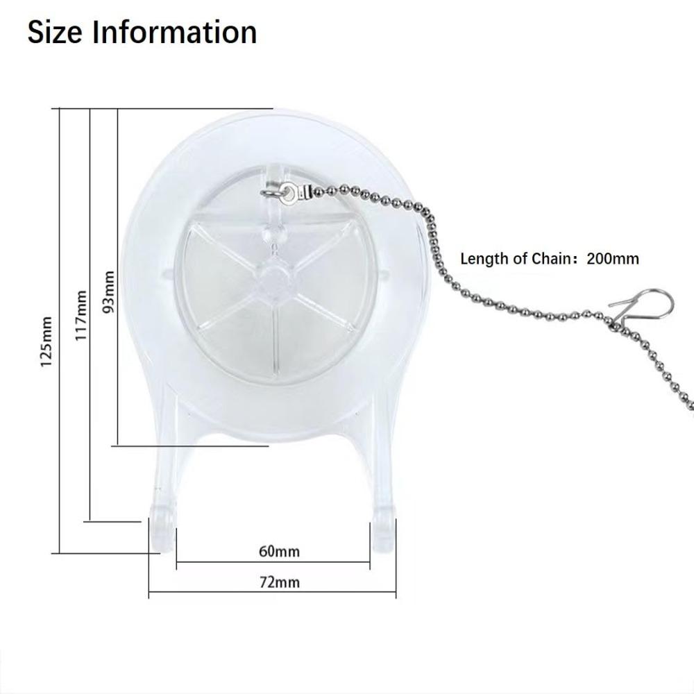 Резиновая пробка Туалетный клапан 3-дюймовый клапан Замена для туалета Сливной клапан для туалета Слив для туалета