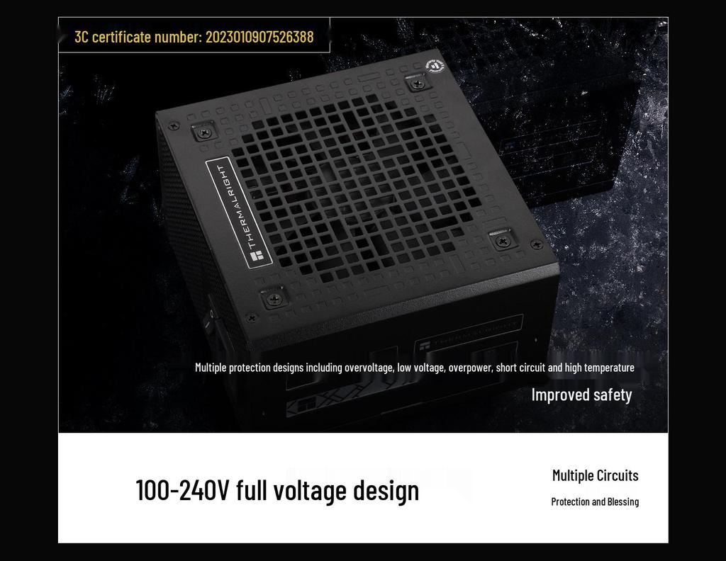Модульный блок питания Thermalright TR-TG850 Gold 850W с японскими конденсаторами