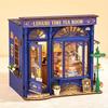 ROBOTIME Rolife 3D Puzzles Leisure Time Tea Room DIY Miniature House DG171
