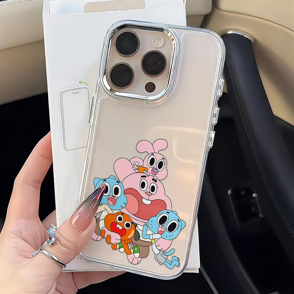 The Amazing World of Gumball Phone Case For iPhone 17 16e 16 15 14 13 12 11 mini Pro Max X XR XSMAX 8 7 Air Plus Soft Cover