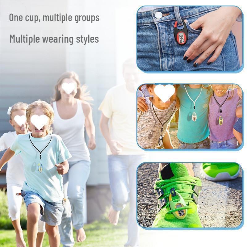 Компактный шагомер с большим дисплеем для пожилых и детей - Идеально подходит для бега, ходьбы, пеших прогулок