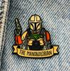New Enamel Pin Mandalorian Baby Yoda Star Wars Metal Connector Gift Birthday 1 Piece