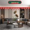 Spring Festival New Year Decorative Tassel Curtain & Fu Wall Sticker Garland