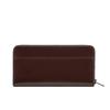 ACLUO Wallet Long Wallet Tochigi Leather Genuine Leather YKK Zipper Made by Top Leather Craftsmen Wallet Large Capacity Coffee Men's Men's