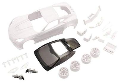 Kyosho Chevrolet Corvette ZR1 Белый кузовной набор с неокрашенными колесами MZN196