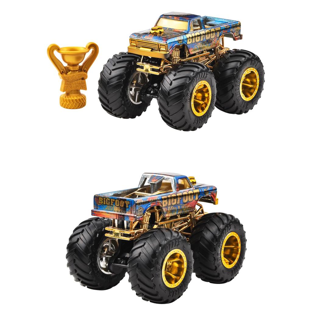 Hot Wheels Трофейный Грузовик-Монстр Чемпион Набор Ассорти Набор для Возраста - 6 Штук (6 автомобилей) - 3+ - Разноцветный (JDV96-986D)