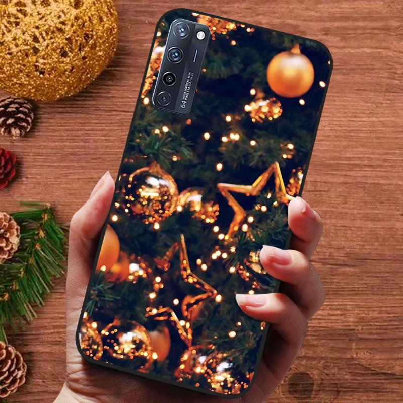 Рождественская расписная крышка для ZTE Axon 20 4G 5G Чехол Силиконовый мягкий чехол для телефона для ZTE Axon 40 30 Pro Ultra A20 A2121 Capa Fundas