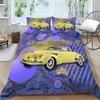 Новая мода автомобильная живопись домашнее постельное белье пододеяльники с наволочкой подростковые мужские постельные принадлежности костюм один двойной королевский размер