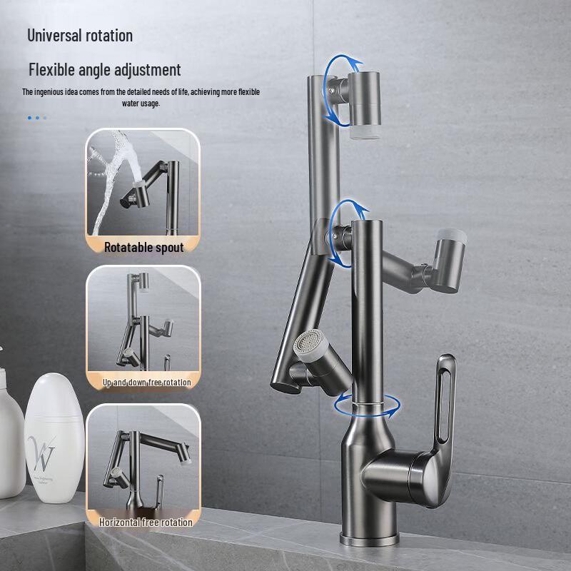 TLXT Robotic Arm Foldable Kitchen Faucet
