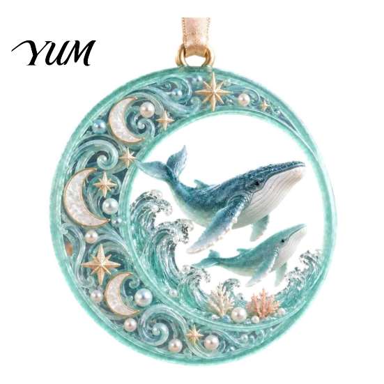 Home Party Wall Hanging Acrylic Christmas Tree Pendant, Decorative Ornament, Exquisite Xmas Pendant Decorations for Garden Fireplace Holiday Supplies