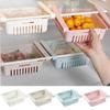 Fridge Organizer Box Retractable Multifunctional Tiered Refrigerator Shelf Fresh Divider Layer Shelf Kitchen Storage Organizer