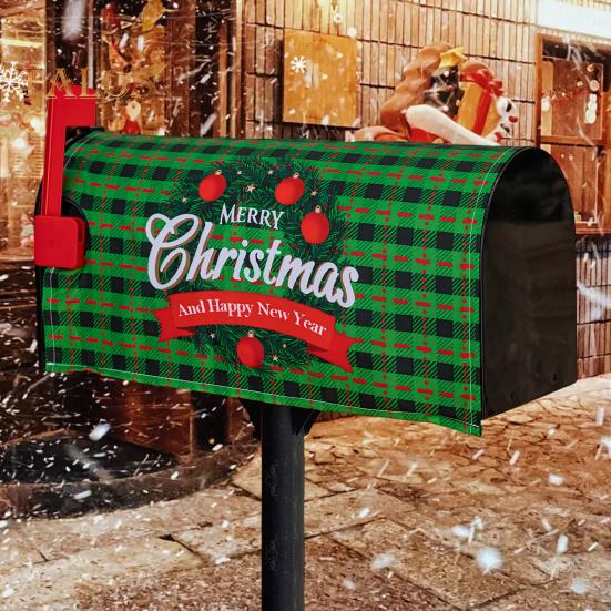 Рождественский почтовый ящик, зимний Санта, рождественская елка, гном, почтовые ящики, обертывания, праздничный декор для почтового ящика, украшение для домашнего офиса и вечеринки
