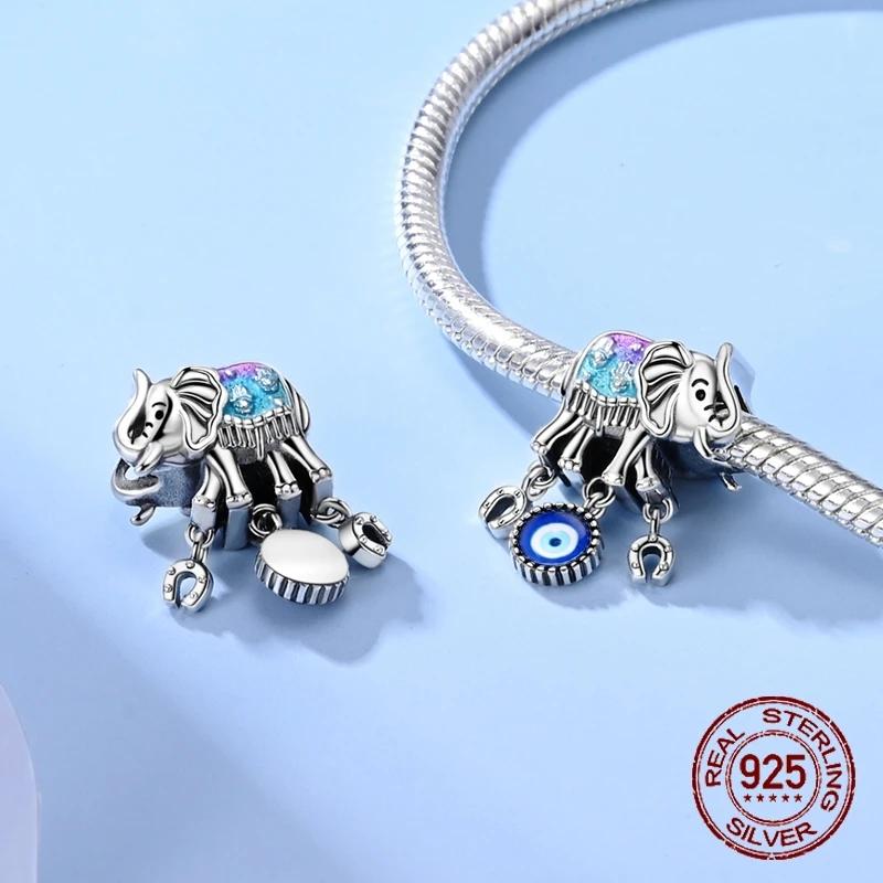 Медные Подвески-Шармы Ангел Сердце Глаз Защитника Ладони Подходят для Оригинального Браслета DIY Ювелирные Изделия Подвески Висячие Подарок для Женщины