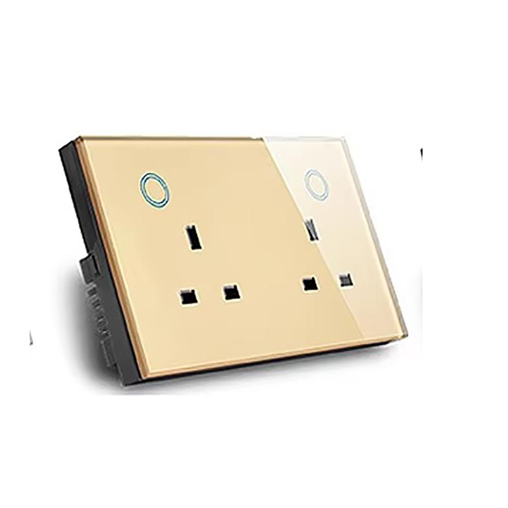 Melery Smart Tuya WiFi Dual UK Socket USB Type-C PD 20 Вт Сенсорное управление,Голосовое управлениеМониторинг электроэнергии, Alexa Google Home
