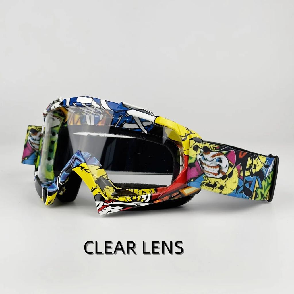 Мотоциклетные очки для мужчин, солнцезащитные очки для мотокросса, защитные защитные MX, очки для шлема ночного видения, винтажные очки для вождения