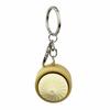 Cute Steamed Bun Keychain Mini Creative Button Clicker Keyring Simulation Food Theme Funny Fidget Backpack Pendant