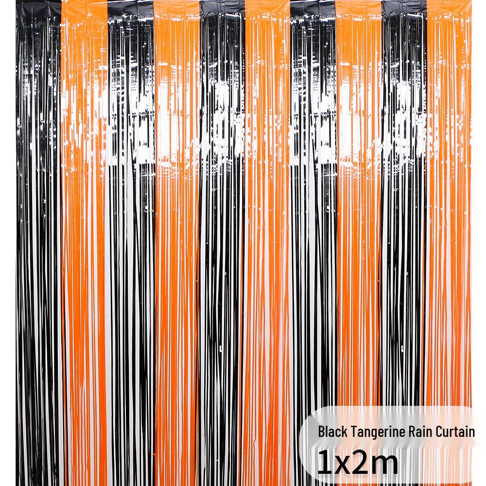 2x1m Children's Party Wedding New Year Laser Rain Silk Door Curtain Decoration