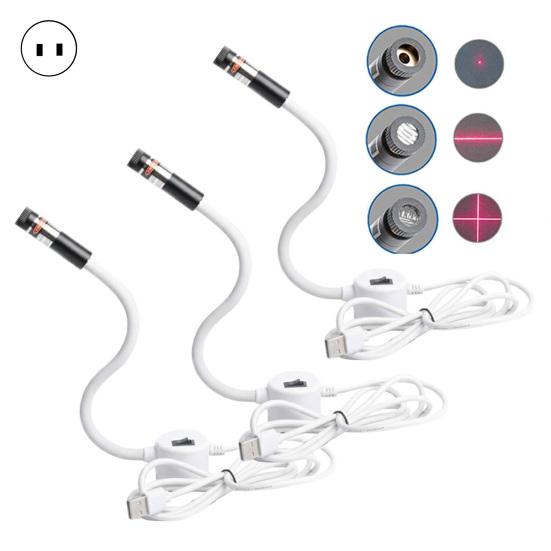 Магнитное позиционирование Квилтинг Свет Швейная машина Красная направляющая линия Инструмент Вращающийся светодиод Строчка Шов Направляющая для точной прямой строчки