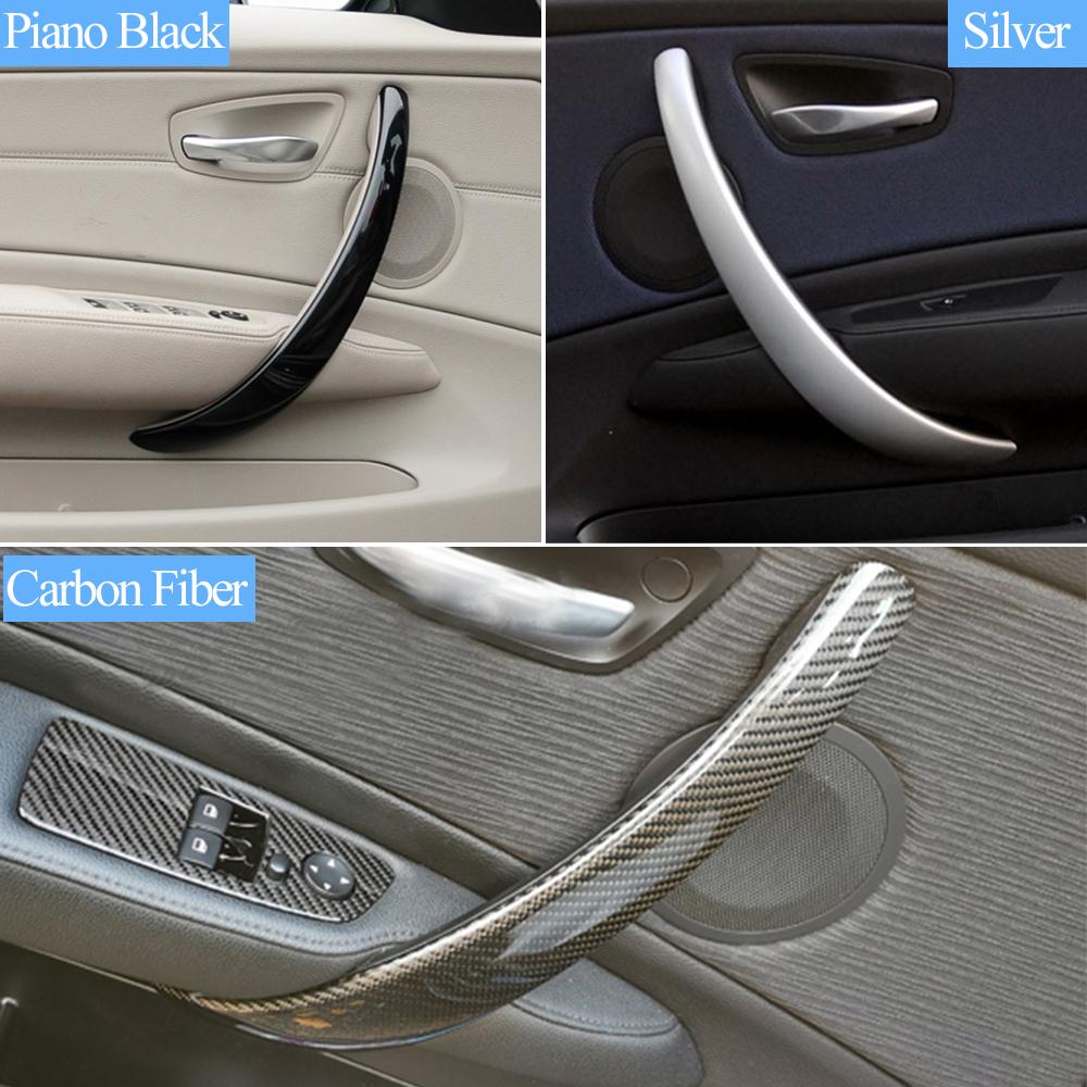 Модернизированная автомобильная левая и правая внутренняя дверная ручка, замена внешней крышки панели для BMW 1 серии E81 E82 E87 E88