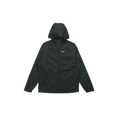 Мужская быстросохнущая беговая куртка с капюшоном Essential, черная BV4871-010