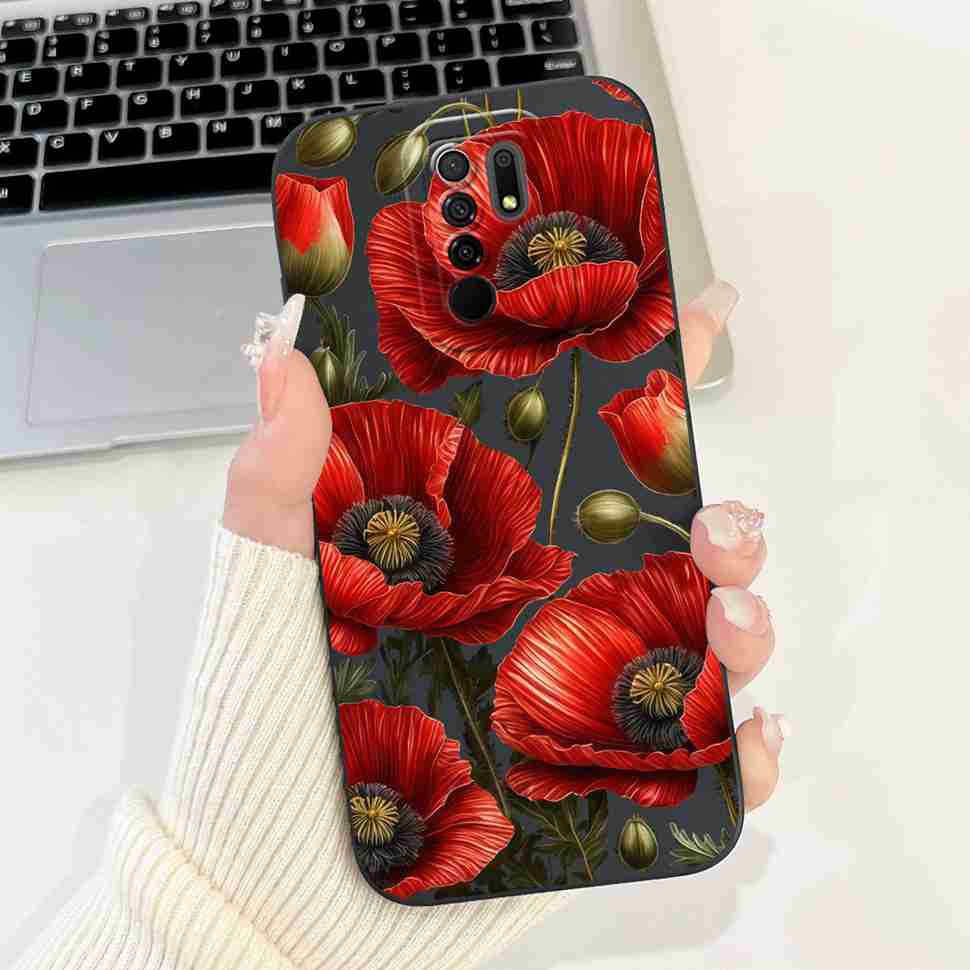 For Xiaomi Redmi 9 Case Cute Cartoon Rabbit Cat Soft Silicone Cover For Redmi 9 M2004J19AG M2004J19G Bumper Phone Case Funda