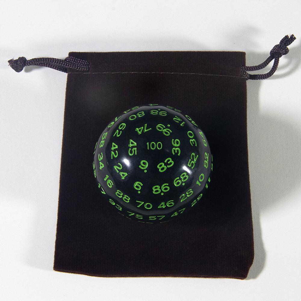D100 Dice DND Многогранные игральные кости с сумкой для ролевой игры DND