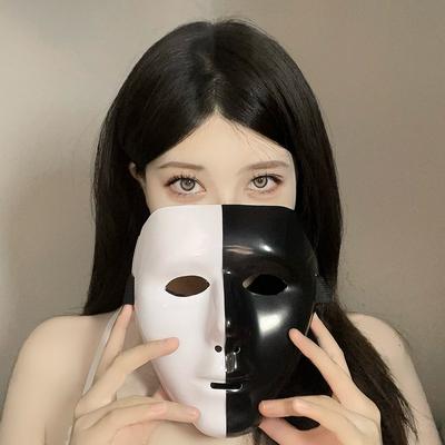 Маска на все лицо для Хэллоуина, шахматы, белая сетка, уличная танцевальная маска, маска для танцев, косплей, ужасы, смешное шоу, реквизит