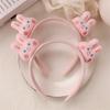 Cartoon Baby Rabbit Plush Headband Adult Face Wash Headband Sweet Cute Autumn and Winter Hair Accessories
