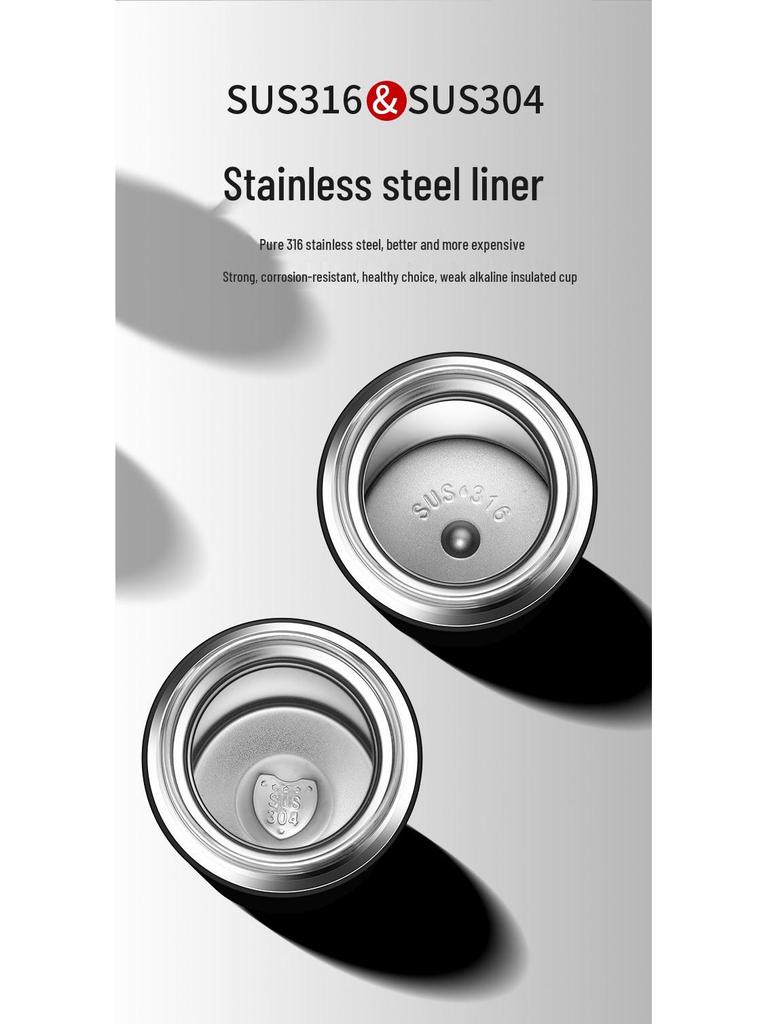 Умный дисплей температуры Изолированная чашка из нержавеющей стали с логотипом на заказ