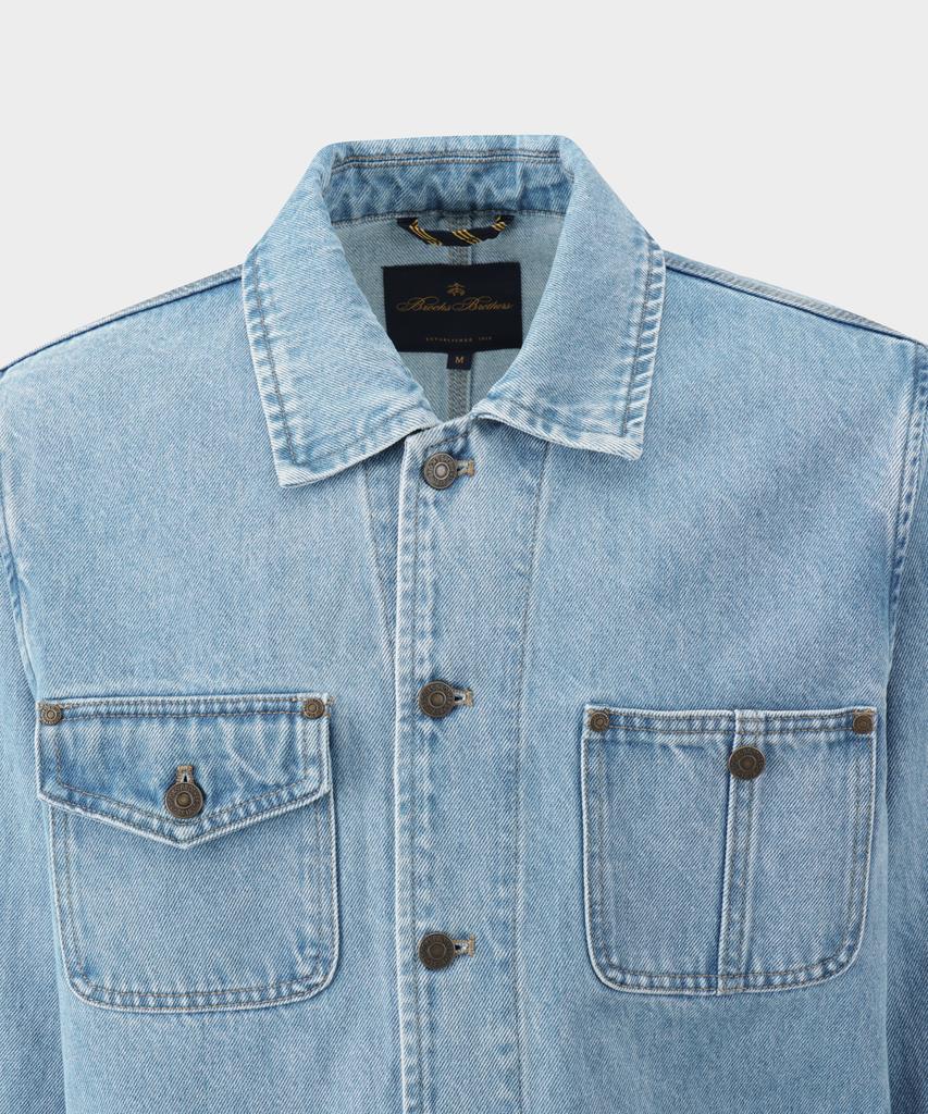 Brooks Brothers [Heritage] Denim Chore Jacket (Blue) (Bbotmhg154)