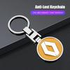 2026 Hot For Renault Hub Caps For Renault RS Clio Megane 2 3 4 Captur Trafic Scenic 2 Kadjar Koleos Zoe Car Emblem Keychain Auto