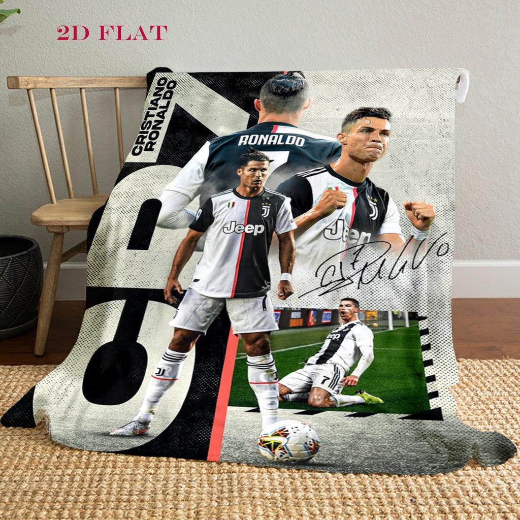 Cristiano Ronaldo: Legend Blue blanket blanket sofa blanket Office rest blanket sheet Machine washable