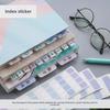 Пользовательские наклейки Morandi Index Label Sticky Notes – флуоресцентные закладки для студентов