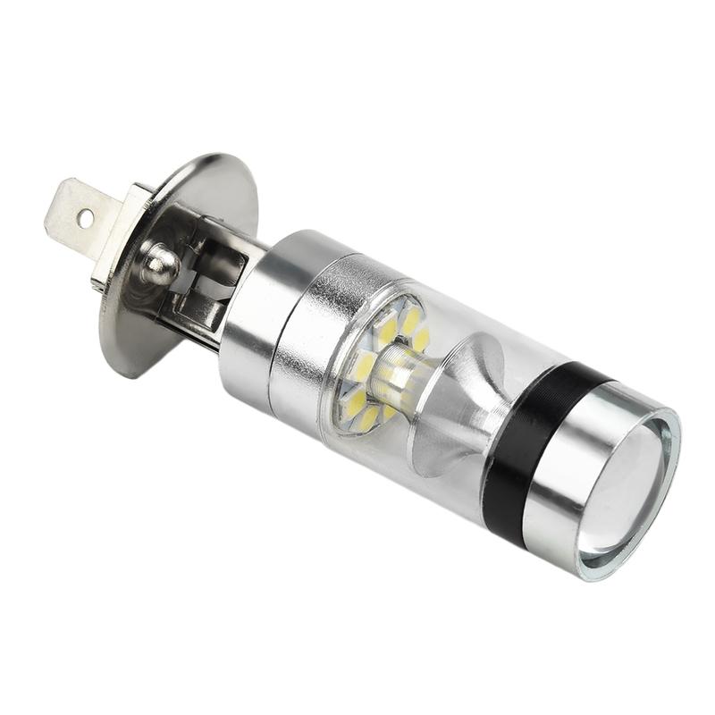 2 шт. H1 100 Вт светодиодные лампы для фар Суперяркие белые 12-24 В 20-SMD- Проектор Противотуманные Ходовые огни DRL- Лампа 6000K Автоаксессуары