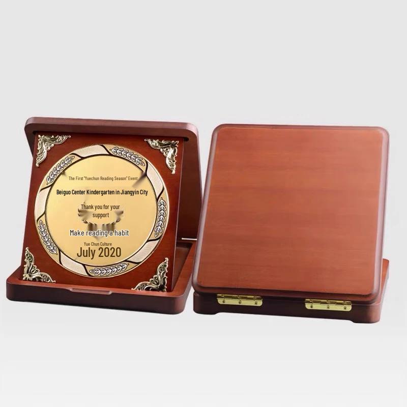 Foldable Wooden Military Retirement Commemorative Plaque