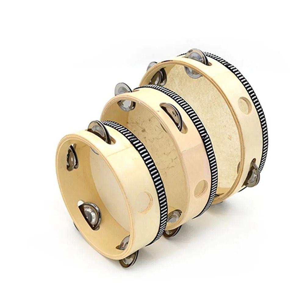 Drumming Toy Handheld Drum 4/6/8/10inch Kids Drum Children Toys Tambourine  Musical Instruments