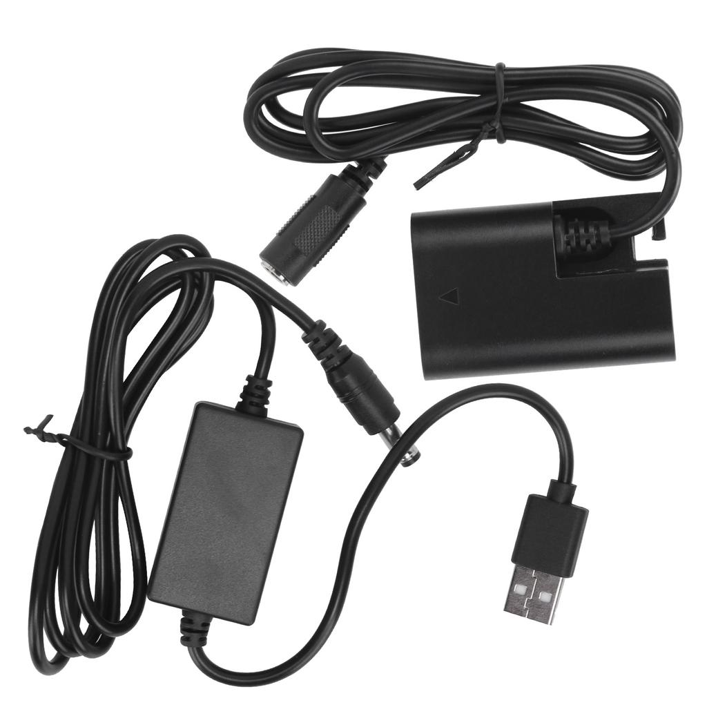 Адаптер питания постоянного тока LPE6 с имитацией аккумулятора и кабелем USB для Canon 5D2 5D3 5D4 6D 6D2