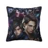 Pillow Case Leons Kennedy Video Game Residents Evils 4 Soft Pillow Cover Cute Funny Cushion Cover Custom Pillowcases For Sofa